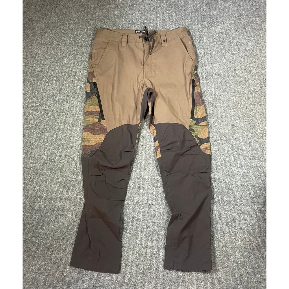 686 Anything Cargo Pants Mens 32 Brown Camo Multi Shell Technical Stretch DWR